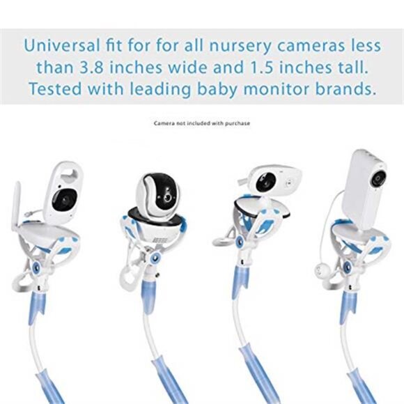 Universal Baby Monitor Holder with Velcro Strap | Flexible Baby Camera Mount - Picture 5 of 7